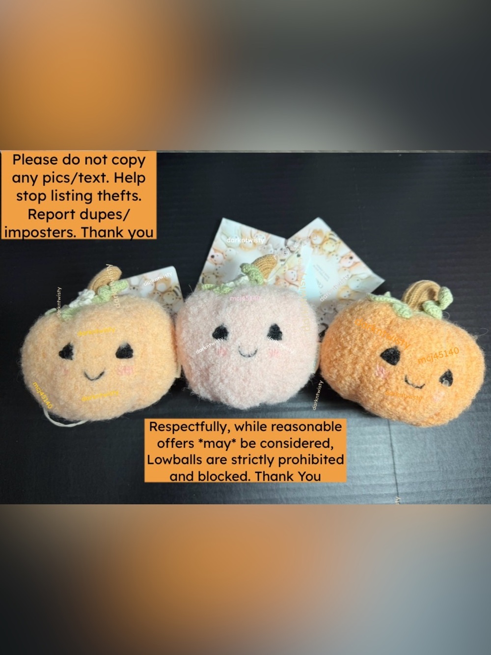 SET OF 3 BNWT CUDDLE + KIND PLUSH BOUCLE PUMPKINS